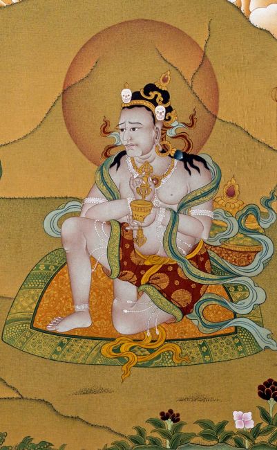 第三十七位尊者 布達利巴尊者།གུ་རུ་བུ་ཏ་ལི་པ་ལ་ན་མོ།